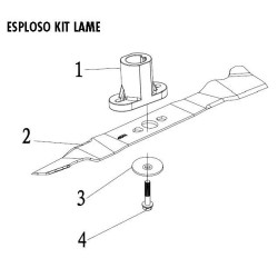 Papillon Spare Parts for Lawnmower GREEN 40 - 48