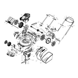 Papillon Spare Parts for Lawnmower GREEN 53 4in1