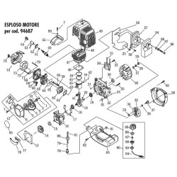 Papillon Spare Parts for Brushcutter Power 43-43E-31B