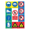 Notice for Construction Site 11 Symbols