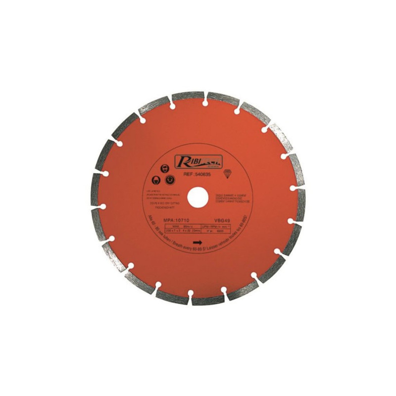 Diamond Disc 230 mm Crown Segmented