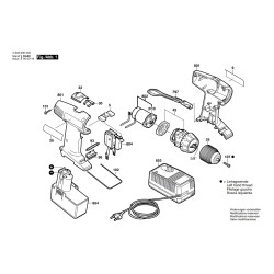 Ricambi Bosch per Trapano Avvitatore PSR 12 VES-2
