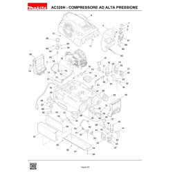 Makita Spare Parts for Air Compressor AC320H
