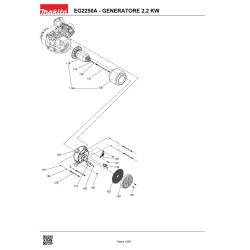 Ricambi Makita per Generatore di Corrente EG2250A