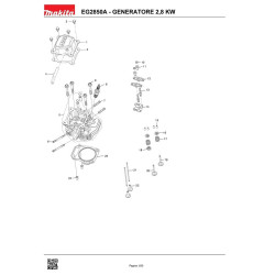 Makita Spare Parts for Power Generator EG2850A