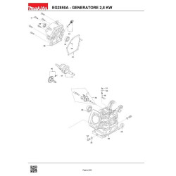 Makita Spare Parts for Power Generator EG2850A