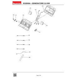 Makita Spare Parts for Power Generator EG2850A