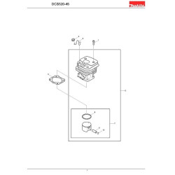 Ricambi Makita per Motosega DCS520-45