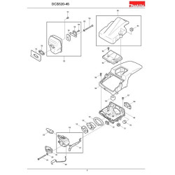 Ricambi Makita per Motosega DCS520-45