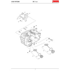 Makita Spare Parts for Chainsaw EA3110T25B