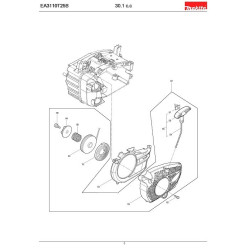 Makita Spare Parts for Chainsaw EA3110T25B