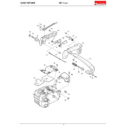 Makita Spare Parts for Chainsaw EA3110T25B
