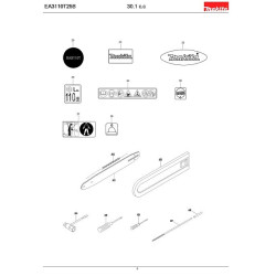 Ricambi Makita per Motosega EA3110T25B