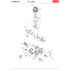 Makita Spare Parts for Chainsaw EA3500S35B