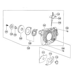 Tanaka Spare Parts for Chainsaw TCS-2801S