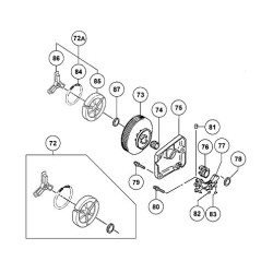 Tanaka Spare Parts for Chainsaw ECV-3801