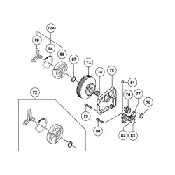 Tanaka Spare Parts for Chainsaw ECV-4501