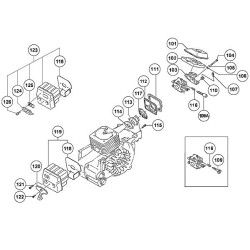 Ricambi Tanaka per Motosega ECV-4501