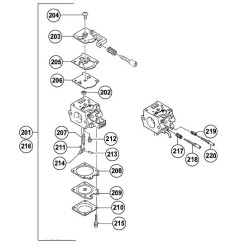 Tanaka Spare Parts for Chainsaw ECV-4501