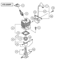 Ricambi Tanaka per Tosasiepi THT 210