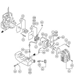 Tanaka Spare Parts for Hedge Trimmer THT-2530