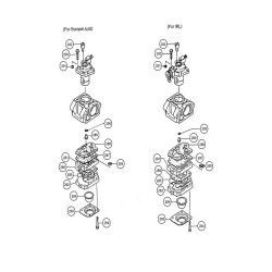 Tanaka Spare Parts for Brush Cutter TBC-230S