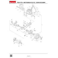 Dolmar Spare Parts for Chainsaw PS311TH