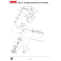 Dolmar Spare Parts for Brush Cutter MS-27C