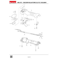 Dolmar Spare Parts for Brush Cutter MS-27C