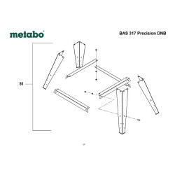 Ricambi Metabo per Smerigliatrici Angolari L 3709-L10-10-LE 9-10