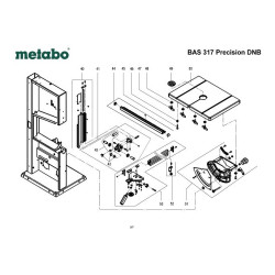 Ricambi Metabo per Sega a Nastro BAS 317 Precision DNB