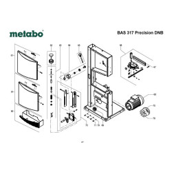 Ricambi Metabo per Smerigliatrici Angolari L 3709-L10-10-LE 9-10