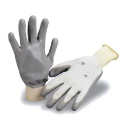 Guanti Grigi Nylon Spalmati Tg 10