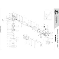 Stayer Spare Parts for Angle Grinder FH680