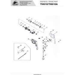 Stayer Spare Parts for Drill TH610A