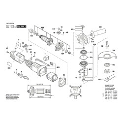 Bosch Spare Parts for Angle Grinder PWS Universal