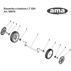 Ricambi Ama per Rasaerba LT 52H