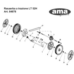 Ricambi Ama per Rasaerba LT 52H