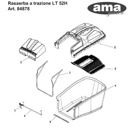 Ama Spare Parts for Lawnmower LT 52H