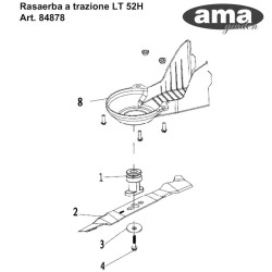 Ricambi Ama per Rasaerba LT 52H