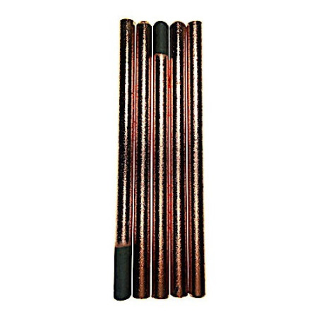 Kit 5 Elettrodi di Carbone 150 mm per Scriccatura