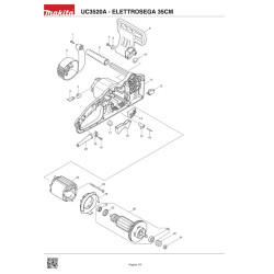 Makita Spare Parts for Electric Saw UC3520A