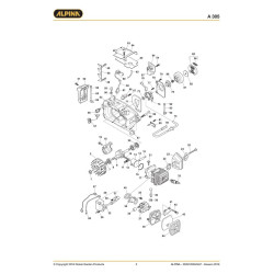 Alpina Spare Parts for Chain Saw A 305