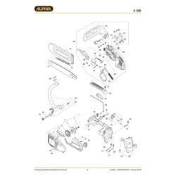 Ricambi Alpina per Motosega A 305