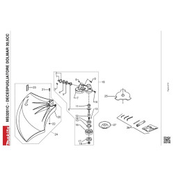 Dolmar Spare Parts for Brusch Cutter MS3201C