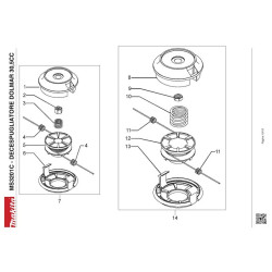 Dolmar Spare Parts for Brusch Cutter MS3201C