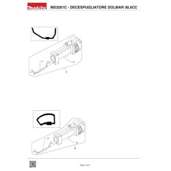 Ricambi Dolmar per Decespugliatore MS3201C