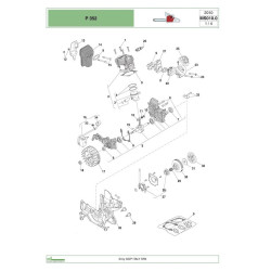 Castor Spare Parts for Chain Saw CP 3540