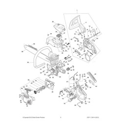 Castor Spare Parts for Chain Saw CP 40