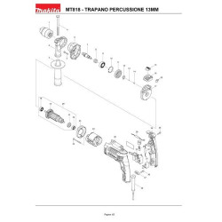 Maktec Spare Parts for Drills MT818